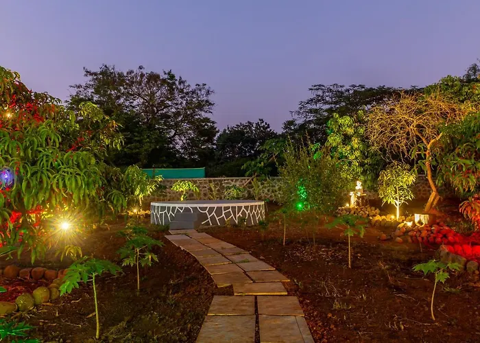 Saffronstays Apricus Farm - 4Bhk Veg Estate With Pool, Yoga & Garden Karjat